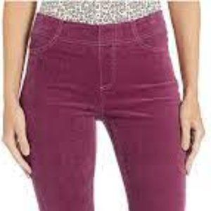 Tribal plum courderoy pants/leggings